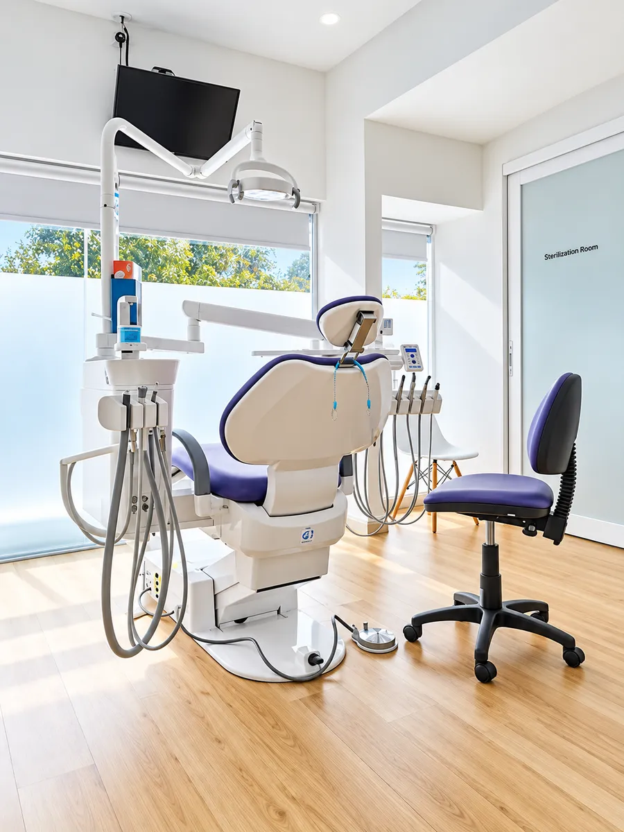 Focus Smile Dental 设有牙科治疗椅的治疗室