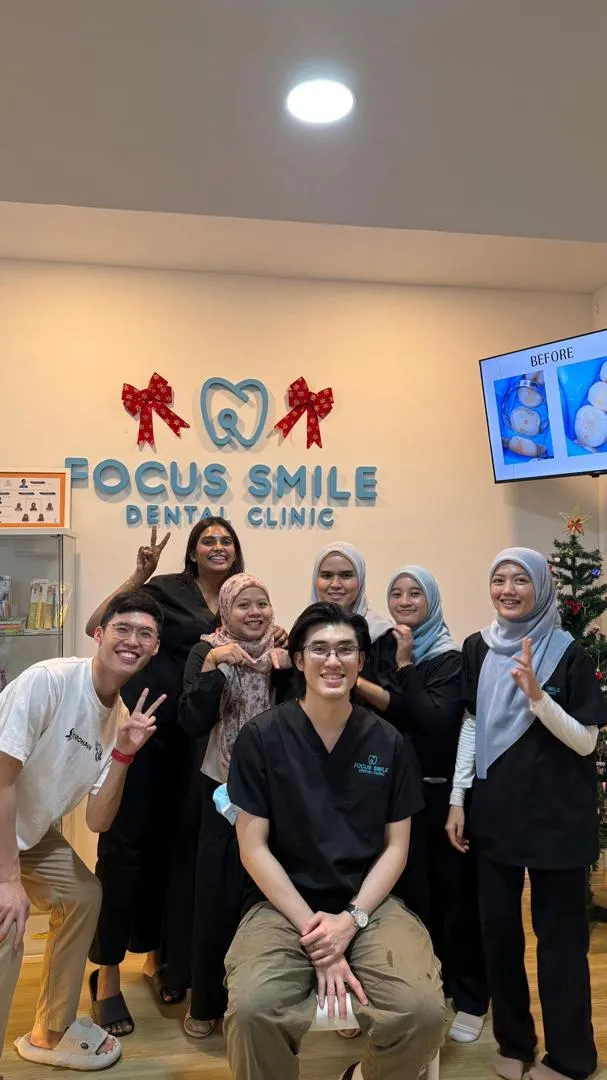 The Focus Smile Dental team at the clinic reception
